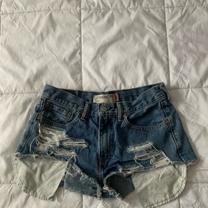 Levi Distressed Shorts